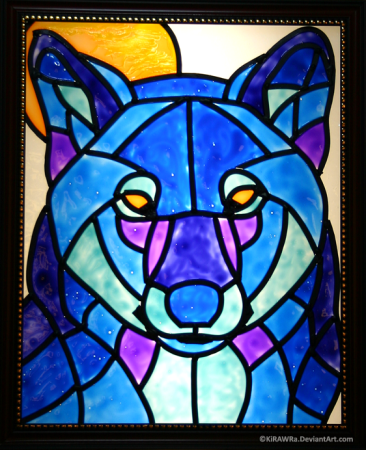 Рисование витража