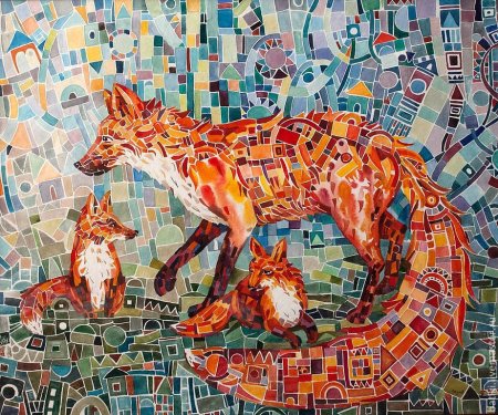 Декоративная живопись животные