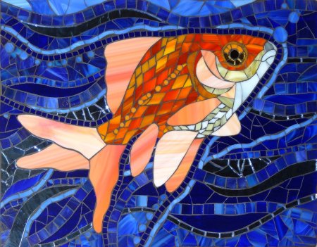 Рыбка из мозаики