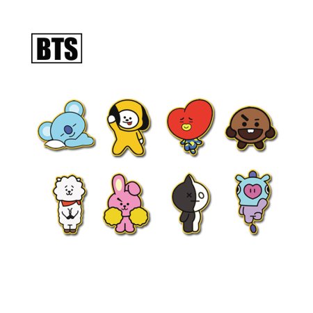 BTS наклейки Стикеры bt21