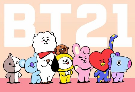 БТС рисунки bt21