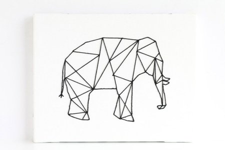 Рисование животных геометрическими фигурами