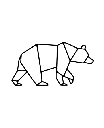 Звери из геометрических фигур