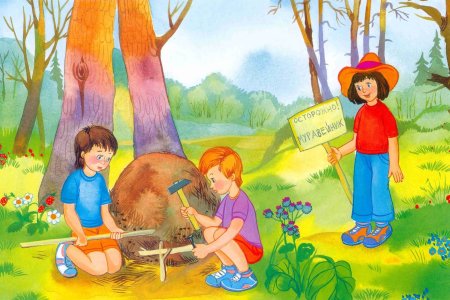 Сюжетная картина лето