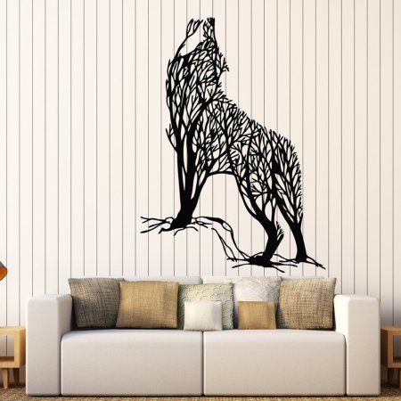 Трафареты для стен животные