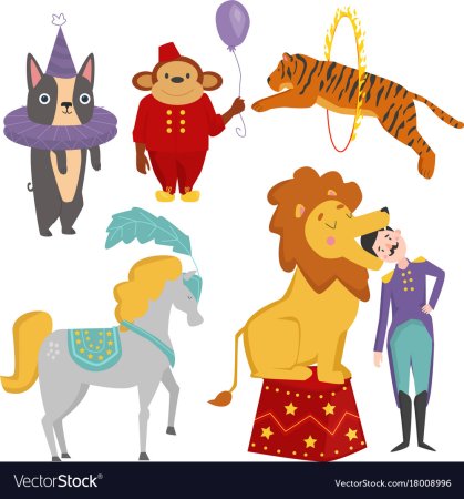 Животные в цирке изображение