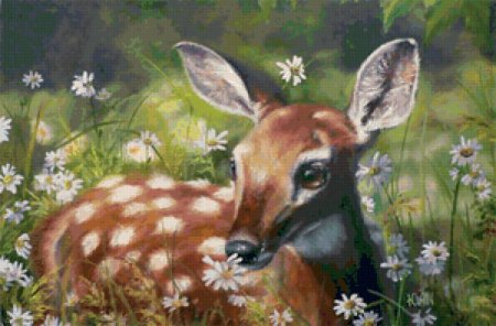 Олененок в живописи