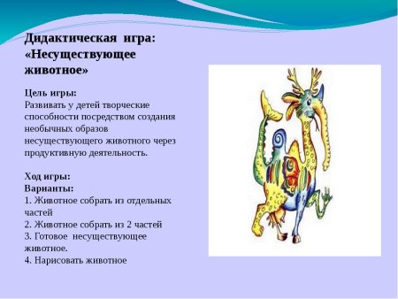 Игра ТРИЗ несуществующее животное