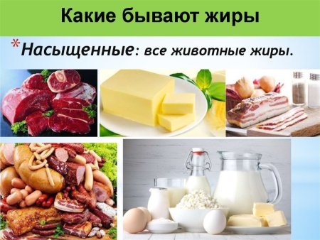 Насыщенные жиры