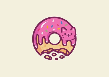 Кот пончик