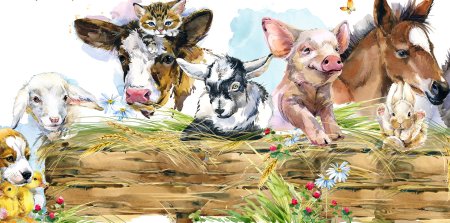 Сельскохозяйственные животные арт