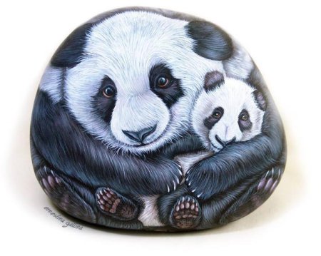 Разрисованные камни Эрнестины Галины