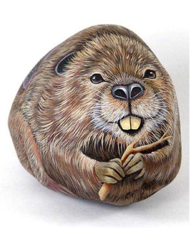 Роспись камней Эрнестина Галлина