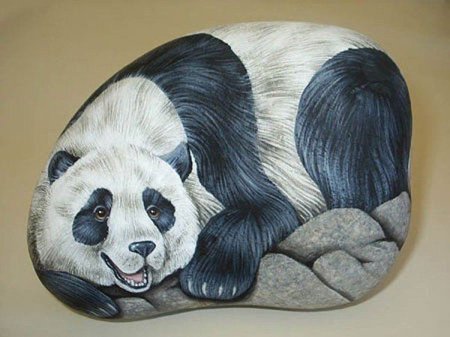 Роберто Риццо рисунки на камнях