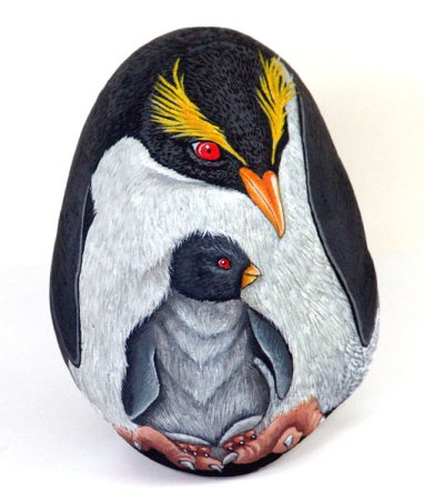 Разрисованные камни Эрнестины Галины