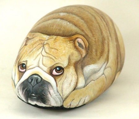 Роспись камней Эрнестина Галлина