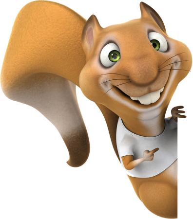 Мультяшка выглядывает