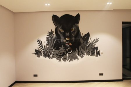 Роспись стен граффити в квартире