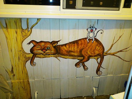 Прикольные рисунки на стену