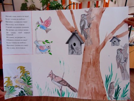 Встречаем пернатых друзей листовка