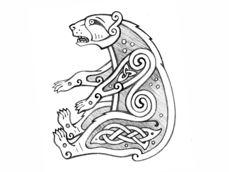 Звериный стиль орнамент