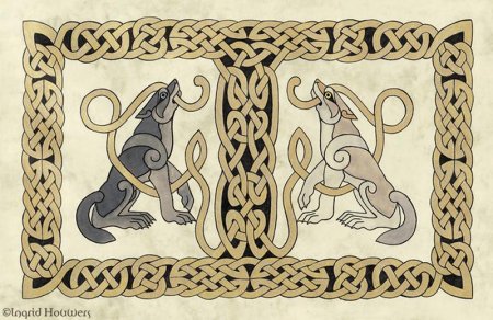 Древнерусским звериным орнаментом