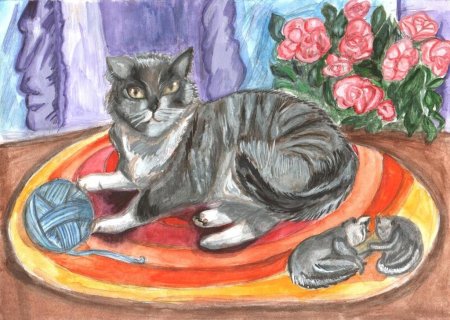 Домашний питомец рисунок