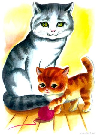 Котенок иллюстрация