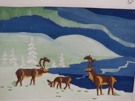 Живопись Ямальская тундра