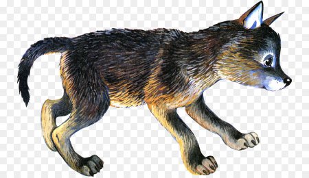 Волчонок для детей