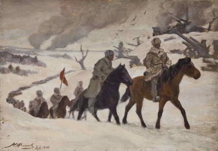 Кавалеристы Генерала Доватора картины художников