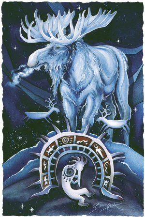 Символ индейцев Лось