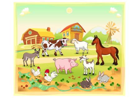 Животные на ферме