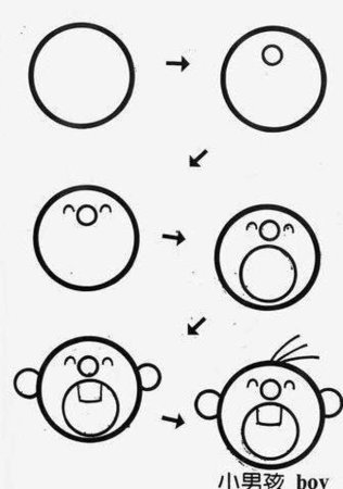 Рисование из кругов для детей