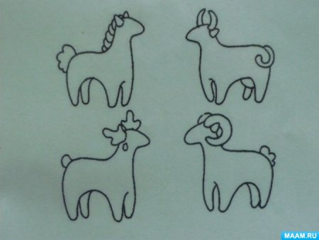 Дымковский козлик