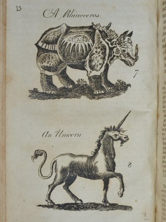 Единорог на исторической бумаге