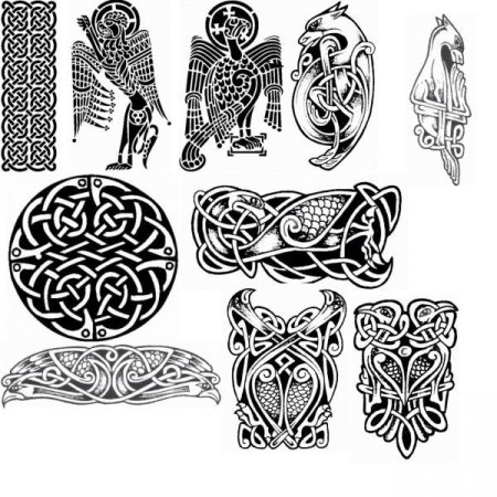 Узоры Кельтские славянские скифские