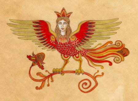 Птица Сирин в славянской мифологии