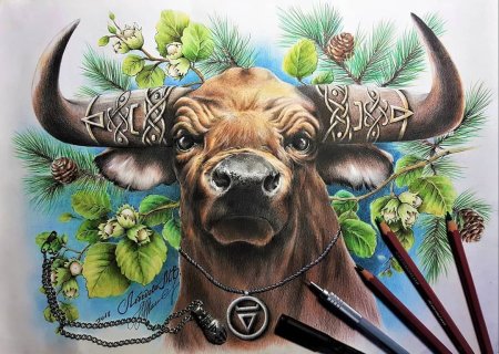 Бык для декупажа