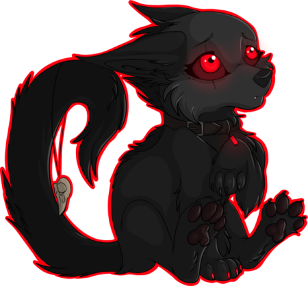 Кот с крыльями летучей мыши