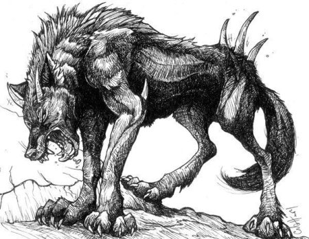 Страшный Лев рисунок