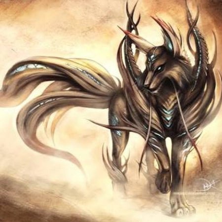 Волки с крыльями для срисовки