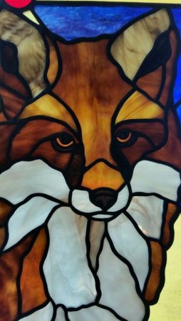 Витраж животные эскизы