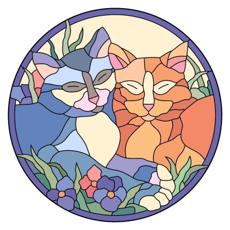 Витраж рисунок