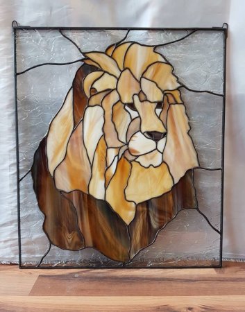 Тигр витраж Тиффани