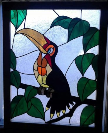 Витраж Тукан