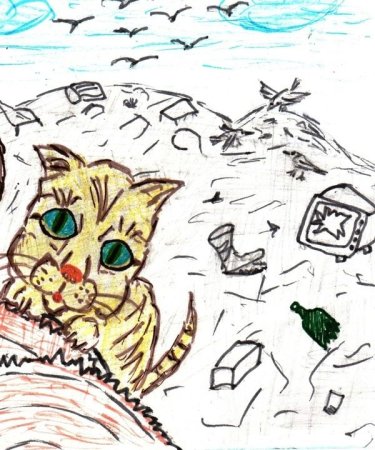 Рисунки бездомных животных