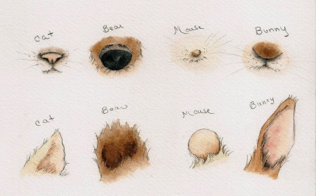 Нос собаки туториал