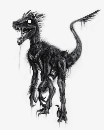 Страшные срисовки животных