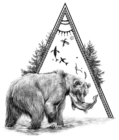 Раскраска лисы